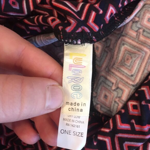 OS NWOT LuLaRoe Leggings F05 4687 - Picture 3 of 3